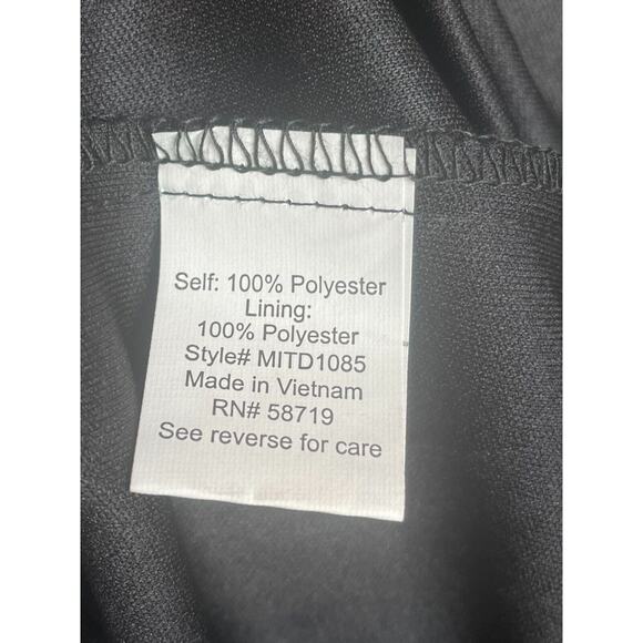 NY Collection Womens Floral Print Ruffle Tiered Chiffon Dress Sleeveless Size M - Picture 9 of 10